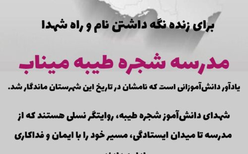 اینفوگرافیک| از نیمکت‌های خالی تا یک نام ماندگار؛ روایت شهدای شجره طیبه میناب