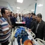 عیادت معاون استاندار هرمزگان از مجروحان حمله به مراسم عروسی در کوهستک
