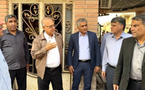 دیدار با خانواده شهدای جنایت آمریکا 