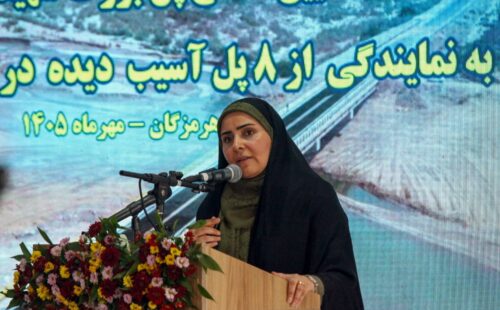بهره‌برداری از پل‌های بازسازی‌شده در هرمزگان پس از جنگ تحمیلی سوم